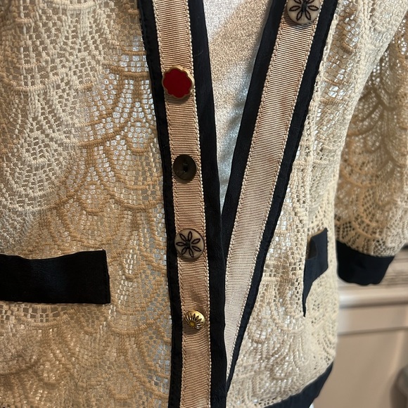 COREY LYNN CALTER Sheer Lace Cardigan - Picture 3 of 6